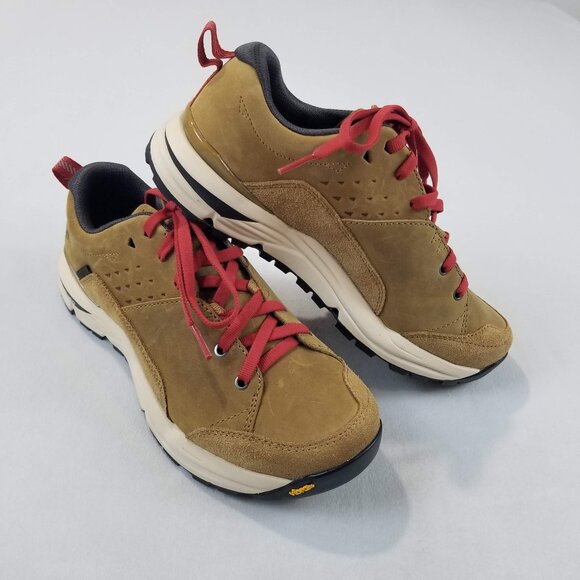 Danner Other - Danner Men’s Hiking Shoes Sample Size 7M Vibram Sole Tan Nubuck Rare Hiking